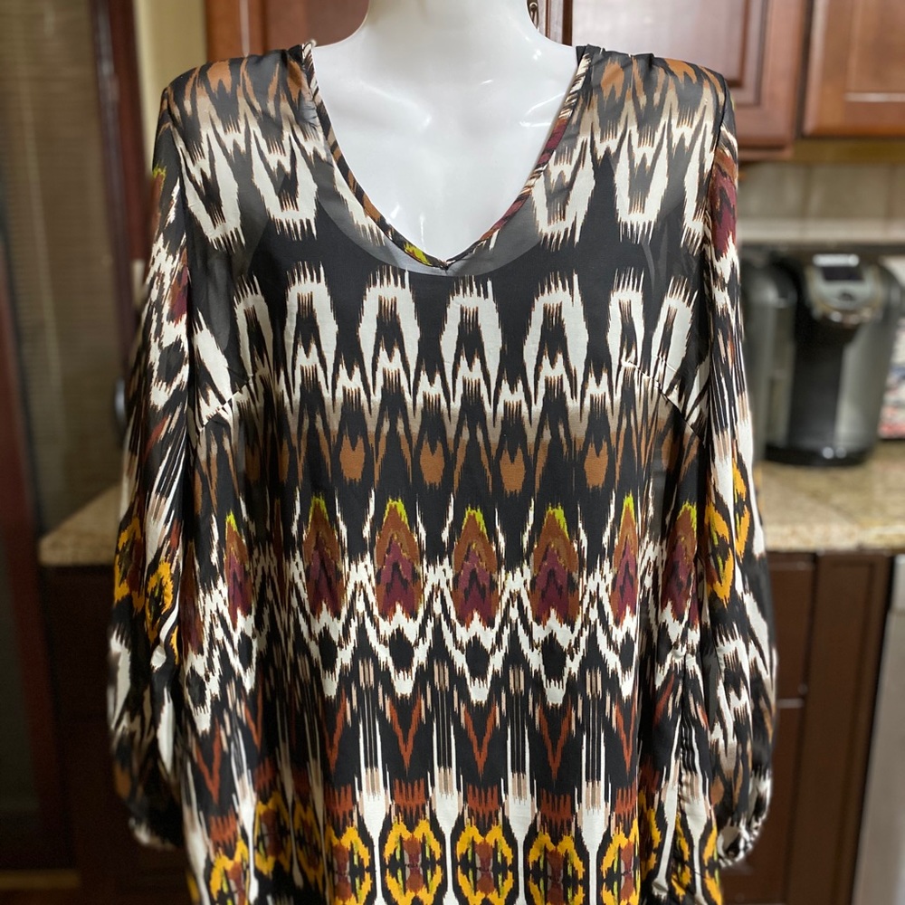 Fifth & park lace sleeves blouse